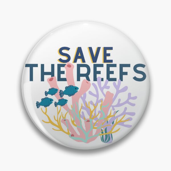 Item preview, Save the Reefs designed and sold by Bookish Blossom.