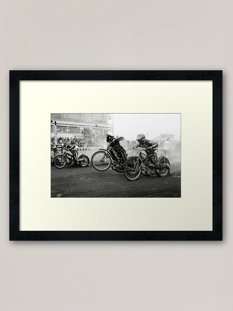 Alternate view of Speedway - Accelerating away II Framed Art Print
