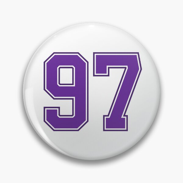 Item preview, Purple Number 97 lucky sports jersey ninety seven designed and sold by HeavyStyle.