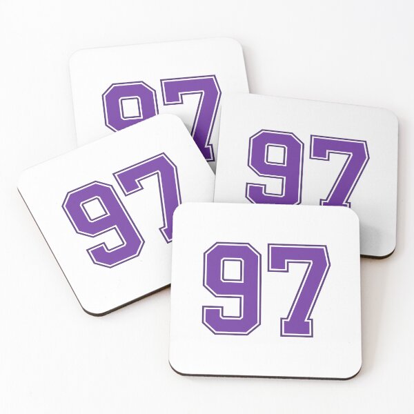 Item preview, Purple Number 97 lucky sports jersey ninety seven designed and sold by HeavyStyle.