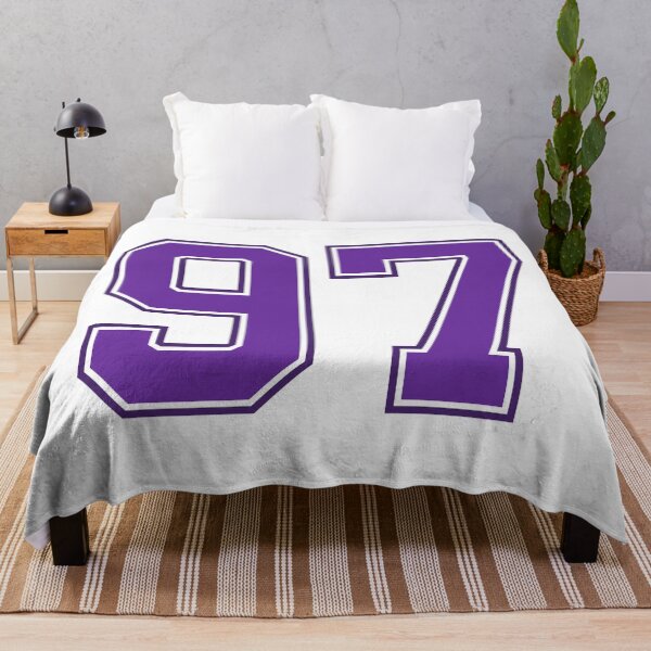 Item preview, Purple Number 97 lucky sports jersey ninety seven designed and sold by HeavyStyle.