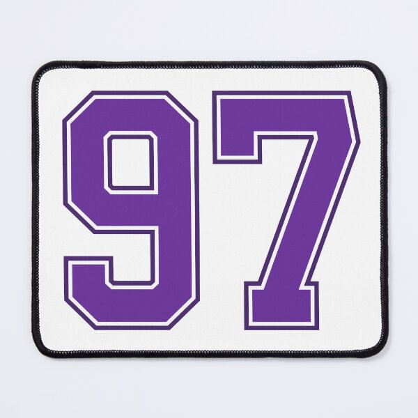 Item preview, Purple Number 97 lucky sports jersey ninety seven designed and sold by HeavyStyle.