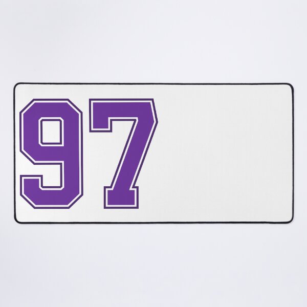 Item preview, Purple Number 97 lucky sports jersey ninety seven designed and sold by HeavyStyle.