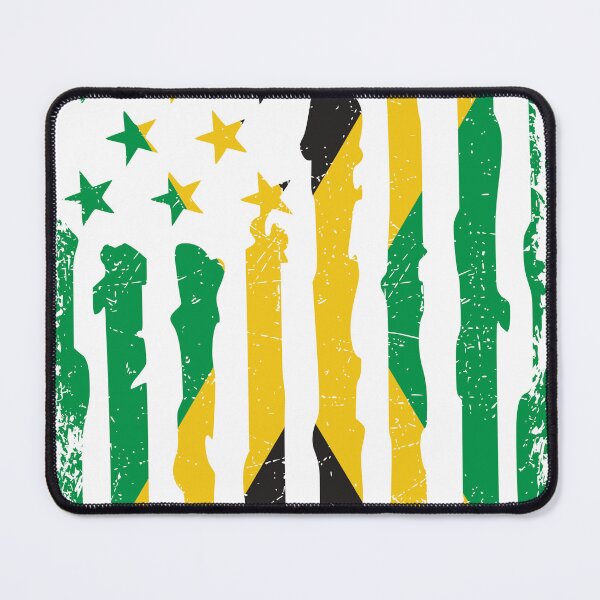 Item preview, Jamaican American Pride USA Flag Jamaica Roots designed and sold by pixeljamz.