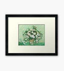 Vincent van Gogh Roses 1890 Painting Framed Print