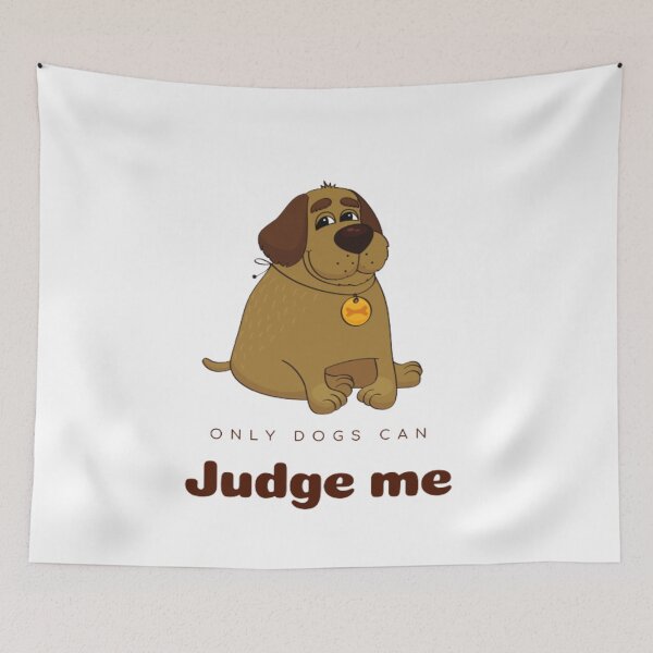 Artikelvorschau, Only dogs can judge me, Dog Person entworfen und verkauft von Nero9o.