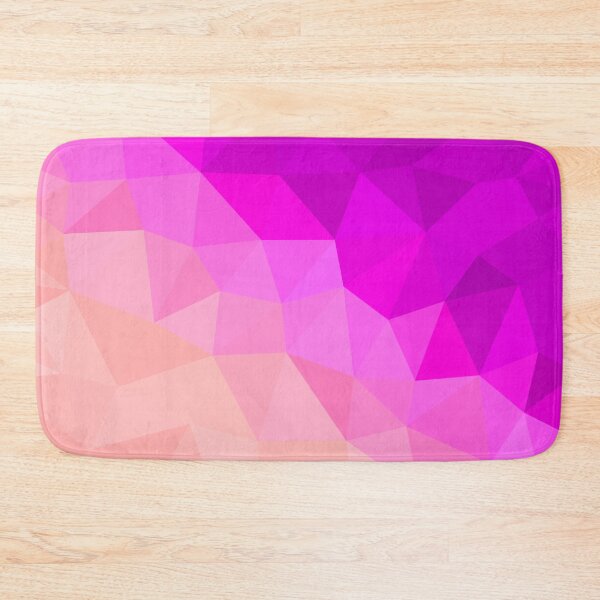 Item preview, Magenta and Pale Pink Abstract Geometric Triangle Pattern Design designed and sold by patternsoup.