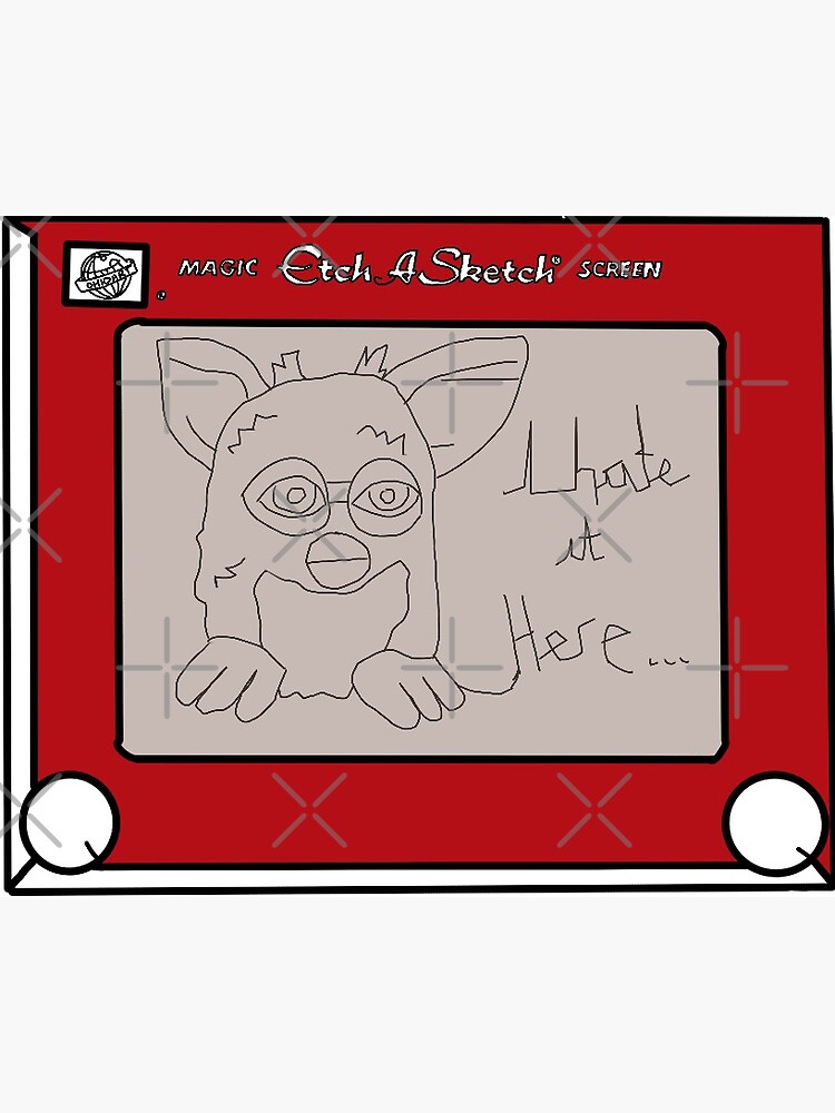 Etch a sketch magnet on sale