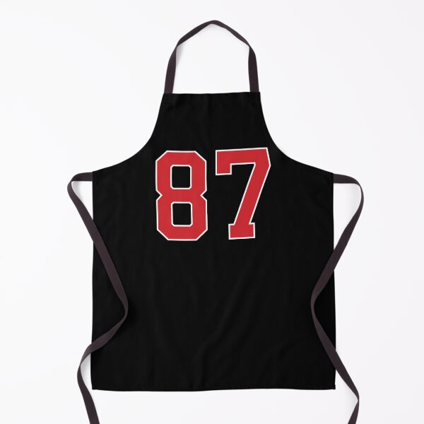 Item preview, Sports Number 87, red black color lucky sport eighty seven designed and sold by ArtIsParty.