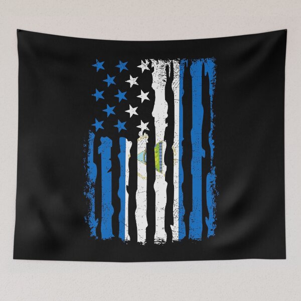 Item preview, Nicaraguan American Pride USA Flag Nicaragua Roots designed and sold by pixeljamz.