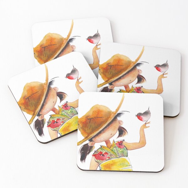 Item preview, Japanese robin designed and sold by PinceauDansant.