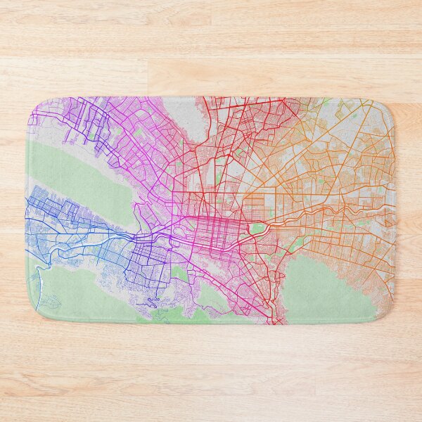 Item preview, Monterrey City Map of Mexico - Colorful designed and sold by deMAP.