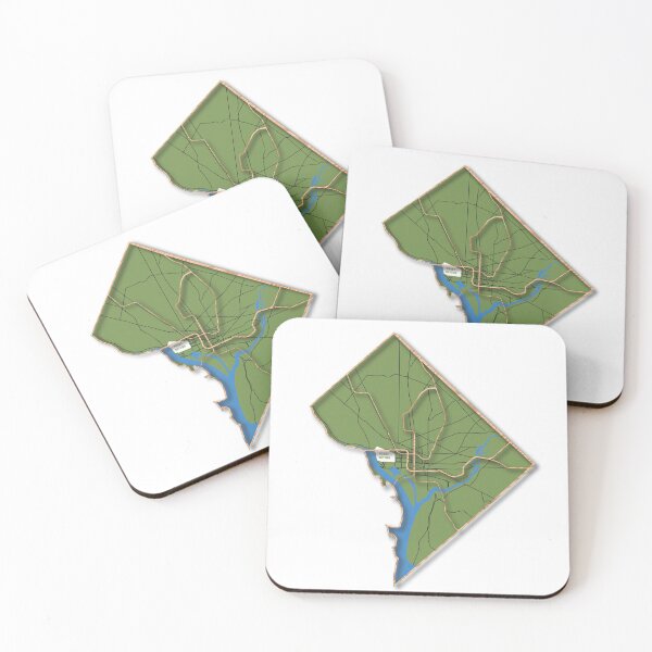 Item preview, Washington DC Map designed and sold by 9262emma.