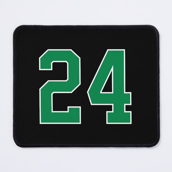 Item preview, 24 number, green lucky sports twenty four designed and sold by ArtIsParty.