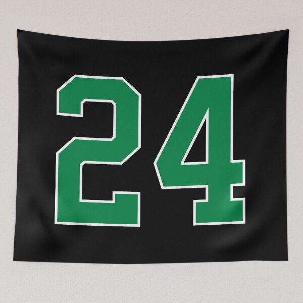 Item preview, 24 number, green lucky sports twenty four designed and sold by ArtIsParty.