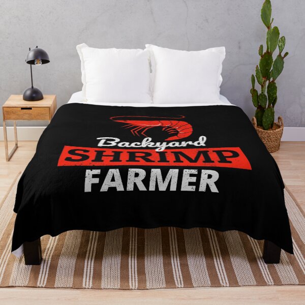 Item preview, Backyard Shrimp Farmer Fish Farming Farm designed and sold by TastefulTees.