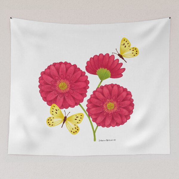 Item preview, Gerberas and Butterflies designed and sold by julianamotzko.