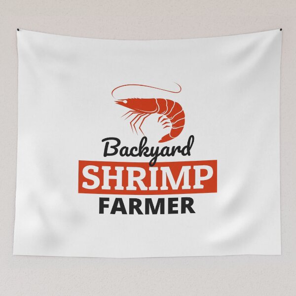 Item preview, Backyard Shrimp Farmer Fish Farming Farm designed and sold by TastefulTees.