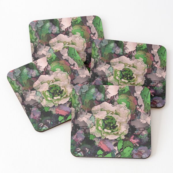 Item preview, White Green Rose designed and sold by Natalie Holland.