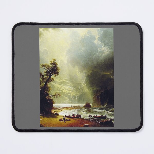 Item preview, Albert Bierstadt -Pugest Sound on the Pacific Coast, 1870 Classic designed and sold by LidiagRinaldi.