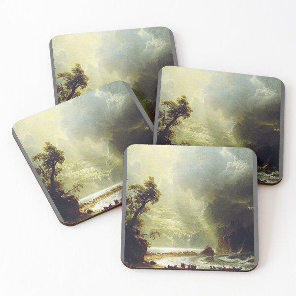 Item preview, Albert Bierstadt -Pugest Sound on the Pacific Coast, 1870 Classic designed and sold by LidiagRinaldi.