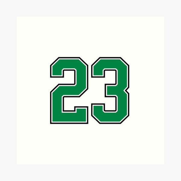 BASKETBALL JERSEY - NUMBER 23 Art Print for Sale by MARKER-B