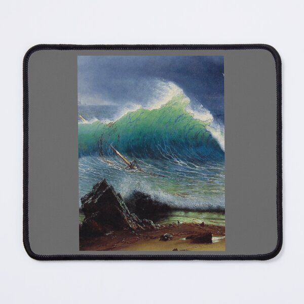 Item preview, Albert Bierstadt -The beach of the turquoise sea, 1878 Classic designed and sold by LidiagRinaldi.