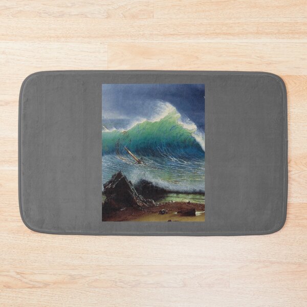 Item preview, Albert Bierstadt -The beach of the turquoise sea, 1878 Classic designed and sold by LidiagRinaldi.