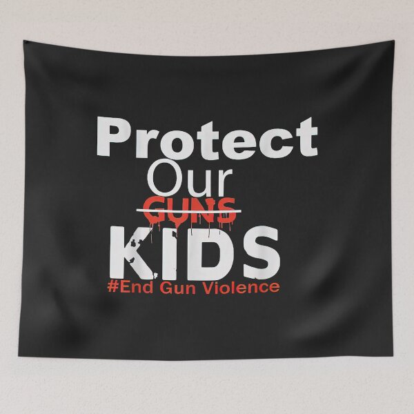 Aperçu de l'œuvre Protect Our Kids End Guns Violence créée et vendue par Corelli87.