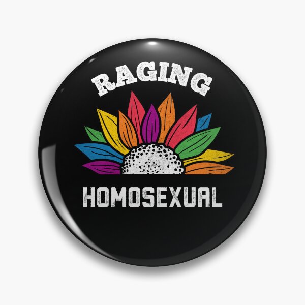 Artikelvorschau, Raging Homosexual Proud Pride Rainbow Flower Illustration entworfen und verkauft von Nepaz-Designs.