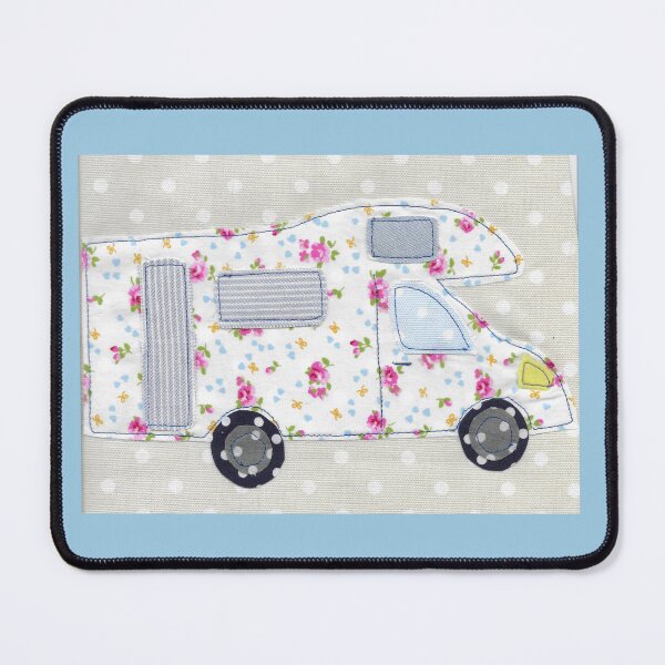 Item preview, Floral Motorhome RV Stitched designed and sold by Leatextileart.