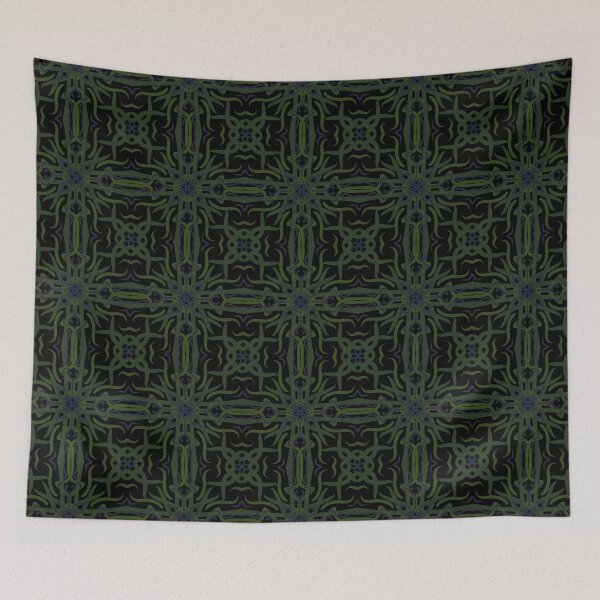 Item preview, Dark magic sequence outlining a mystical repeated shape designed and sold by Shape-And-Color.