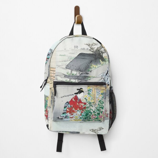 Item preview, Caring for the Chrysanthemums by Ogata Gekko designed and sold by sunnyartgarden.