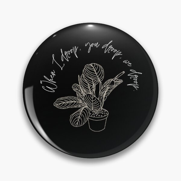Item preview, Droopy prayer plant designed and sold by ThatPixelBandit.
