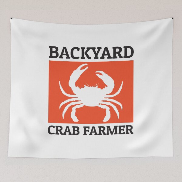 Item preview, Backyard Crab Farmer Fish Farming Farm designed and sold by TastefulTees.