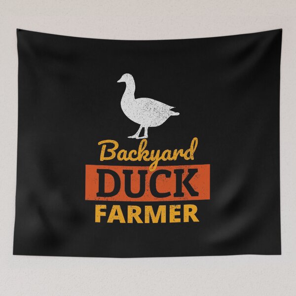 Aperçu de l'œuvre Backyard Duck Farmer Animal Farming Farm créée et vendue par TastefulTees.