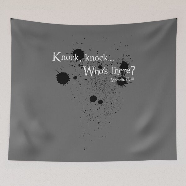 Artikelvorschau, Knock knock - Shakespeare Macbeth Essential entworfen und verkauft von BraulioHane1100.