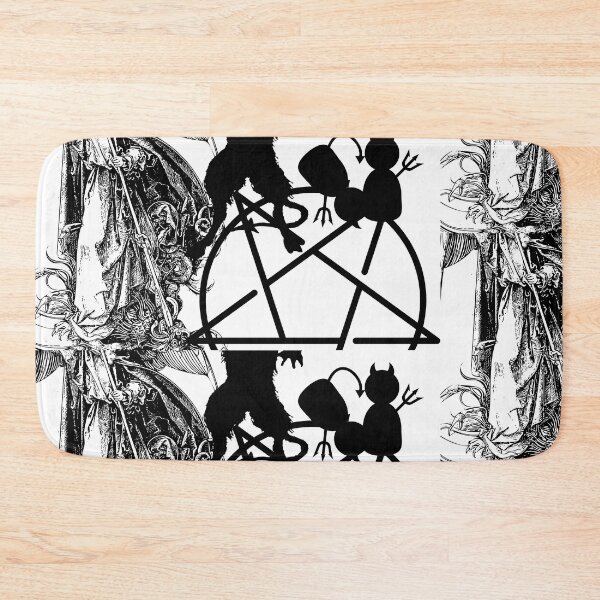 Item preview, Satanic In Black And White designed and sold by Ainsarcastic.
