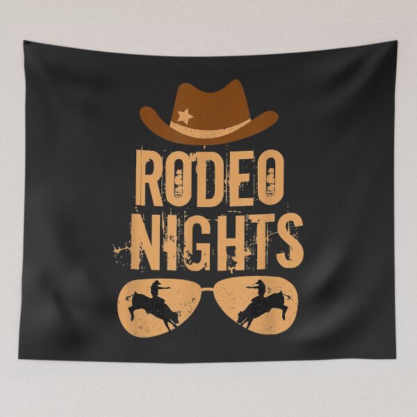 Item preview, Rodeo Nights Bull Riding Cowboy Cowgirl Western Country Gift designed and sold by Corelli87.