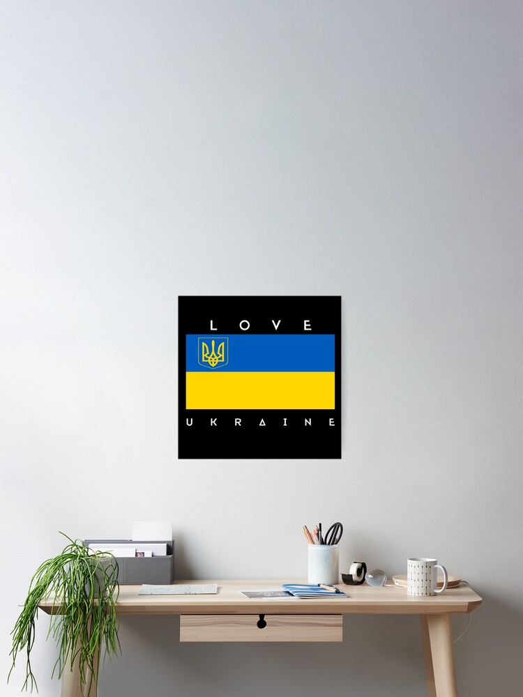 Thumbnail 2 von 3, Poster, Ukraine Country Supporter designt und verkauft von RomeoSketches.
