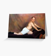 Costanza Painting Greeting Card
