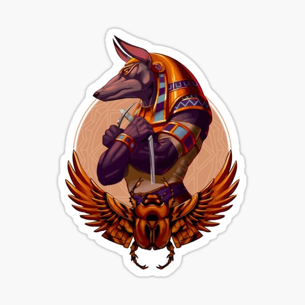 Anubis Stickers Redbubble