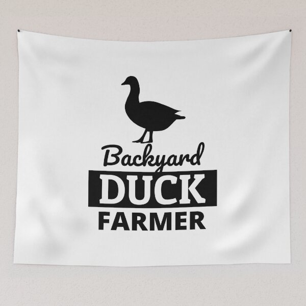 Aperçu de l'œuvre Backyard Duck Farmer Animal Farming Farm créée et vendue par TastefulTees.