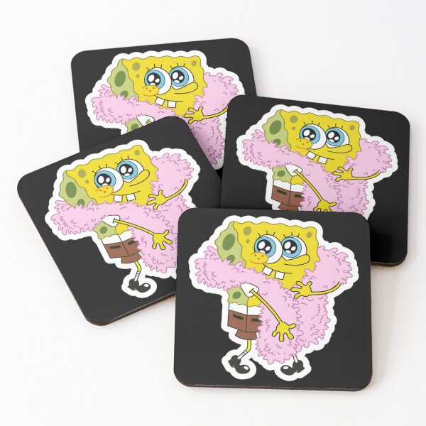 Item preview, SpongeBob with Feather Boa designed and sold by stokesk391.