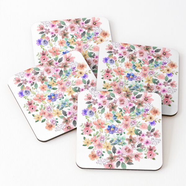 Item preview, Colorful Water Color Flowers designed and sold by tomorrowsart.