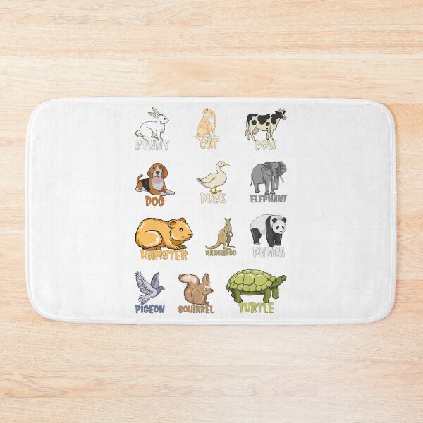 Item preview, Group of Cute Animals with Names designed and sold by joseartgel.