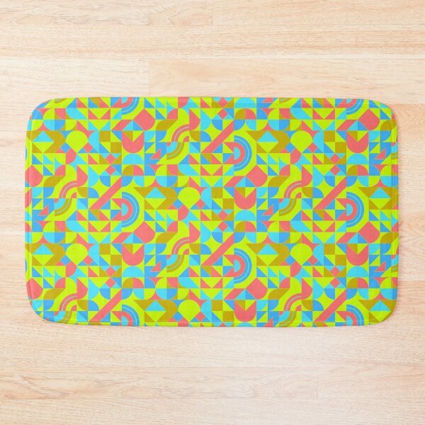 Item preview, geomattric colorful patterns conceptual Art - Abstract Neo Geo graphic design designed and sold by Design Repo.