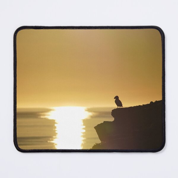 Item preview, Puffin in the midight sun designed and sold by elisainiceland.