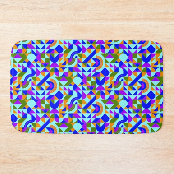 Item preview, geomattric colorful patterns conceptual Art - Abstract Neo Geo graphic design designed and sold by Design Repo.