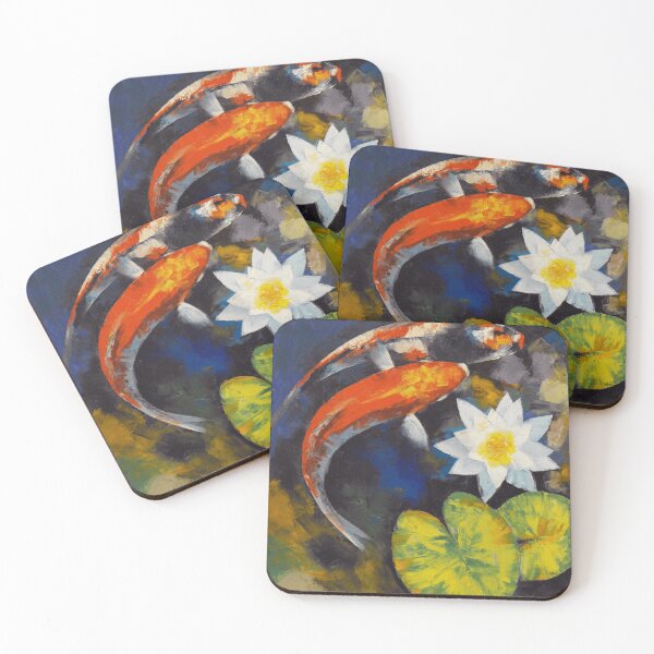 Item preview, Koi Fish and Water Lily Classic designed and sold by BraulioHane1100.
